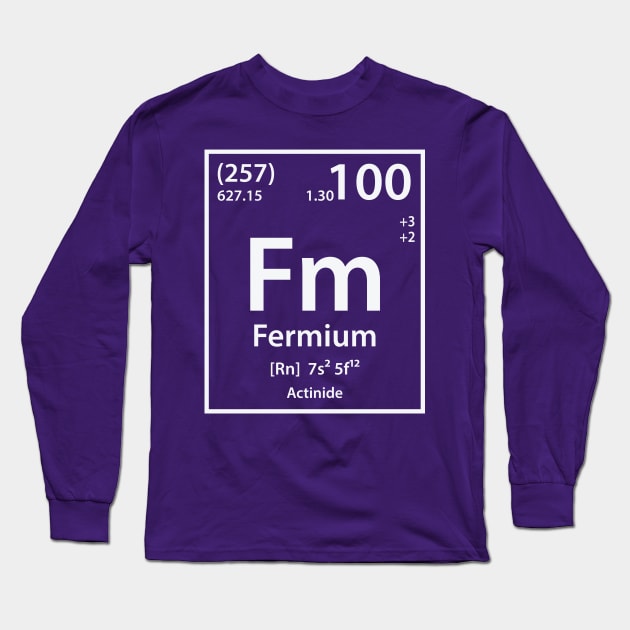 Fermium Element Long Sleeve T-Shirt by cerebrands